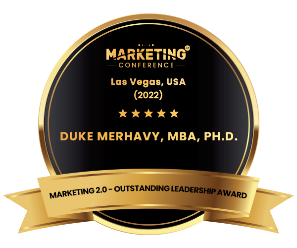 Marketing-Badge_Leadership-Award_Duke Merhavy, MBA, Ph.D.